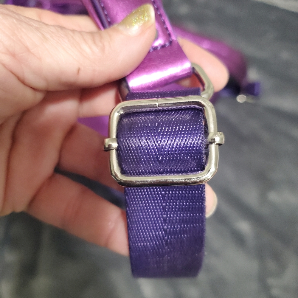DisneyLoungefly Purple Sequin Backpack - Picture 10 of 13